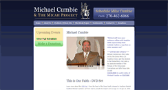 Desktop Screenshot of mikecumbie.org